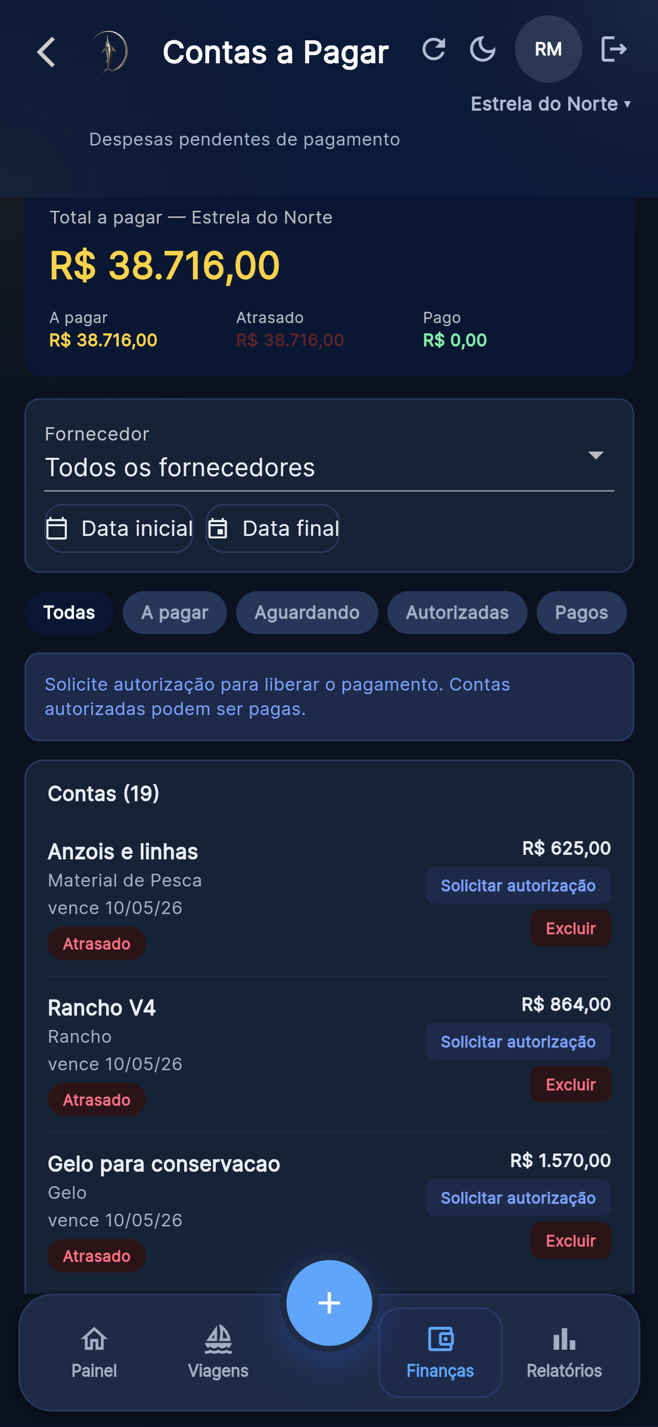 Contas a pagar