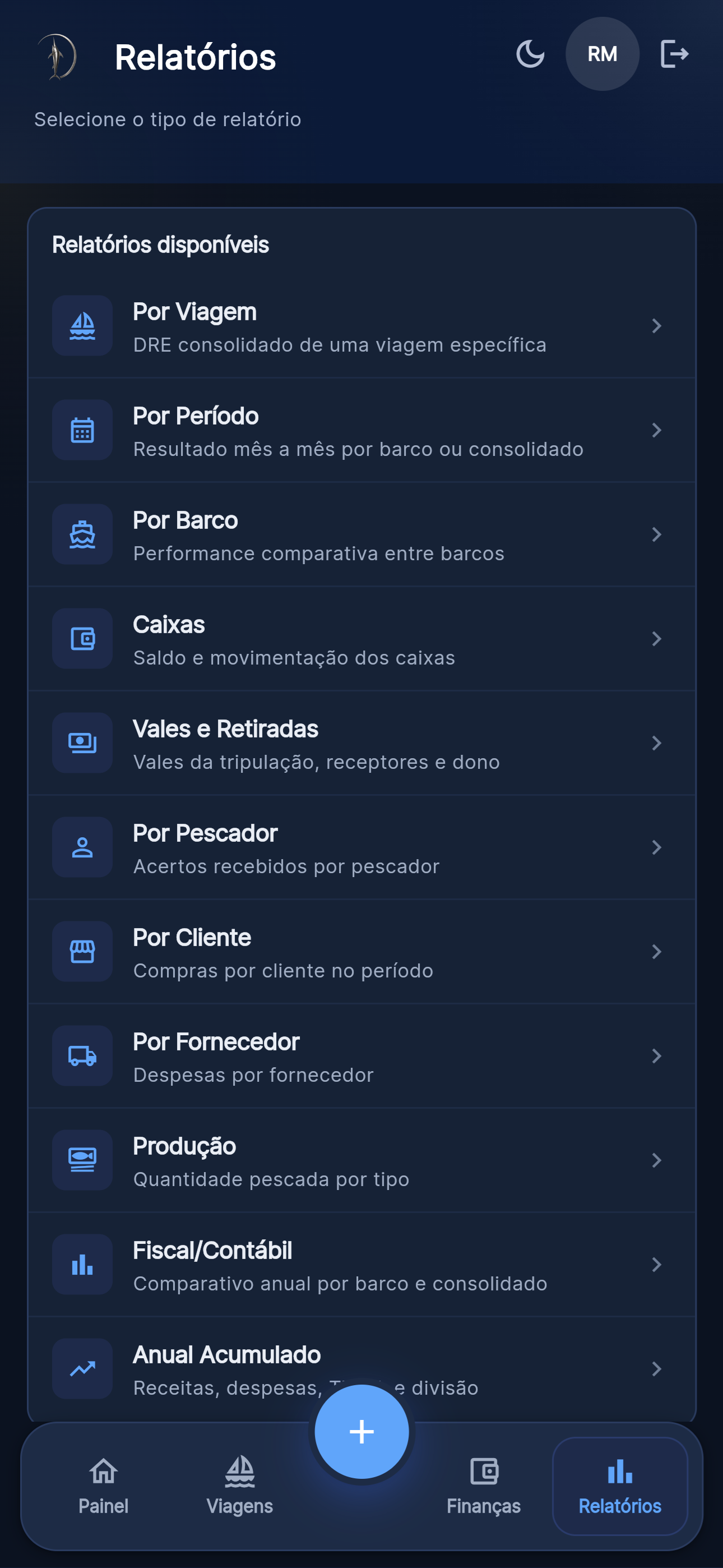 Relatórios